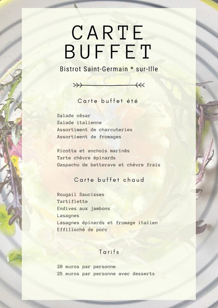 Le Bistrot Saint Germain - Menu Image 2